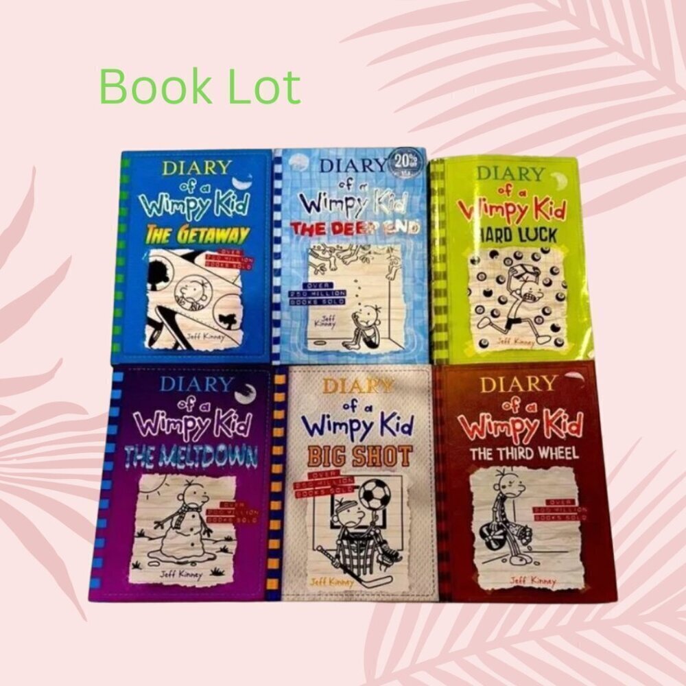 Book Set - Multicolor Diary of a wimpy kid lot - set of 6 books Jeff Kinney - Picture 4 of 5